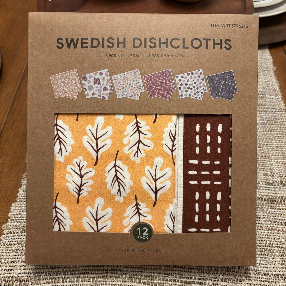 NEW! Swedish Dishcloth 12-piece Set